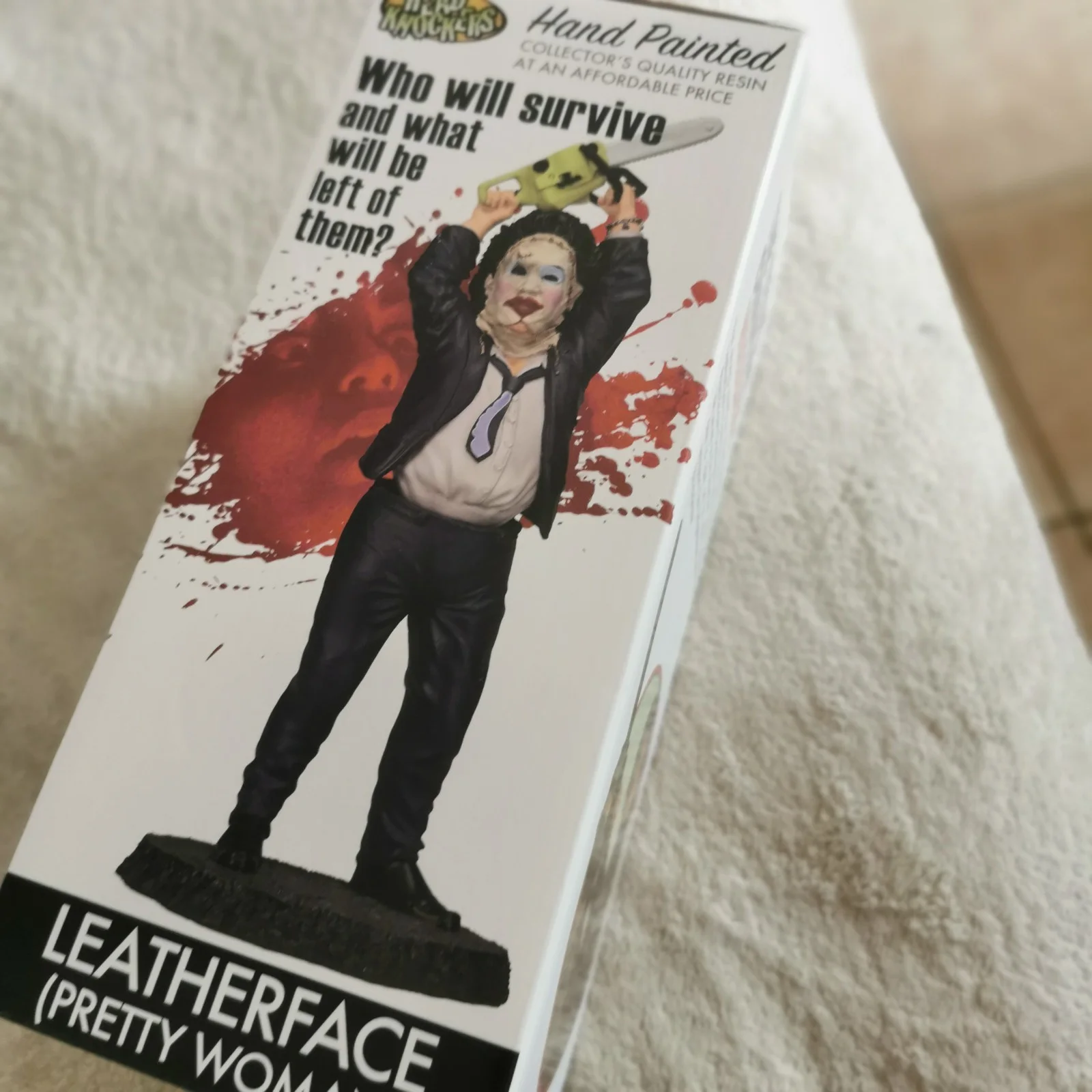 The texas chainsaw massacre head knockers hand painted collectors edition neca, изображение 2