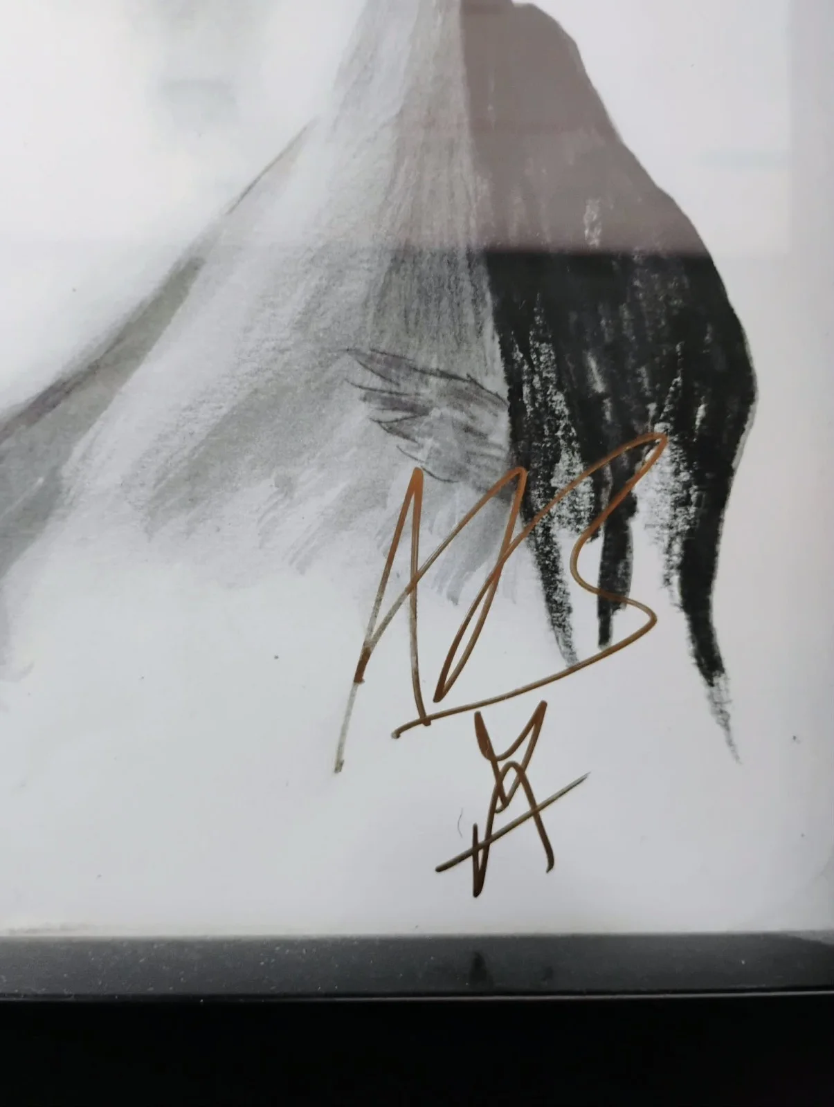 Andy Black — Andy Biersack (Andy Black) Authentic Signed 11x14 Art Print : Black Veil Brides, изображение 2