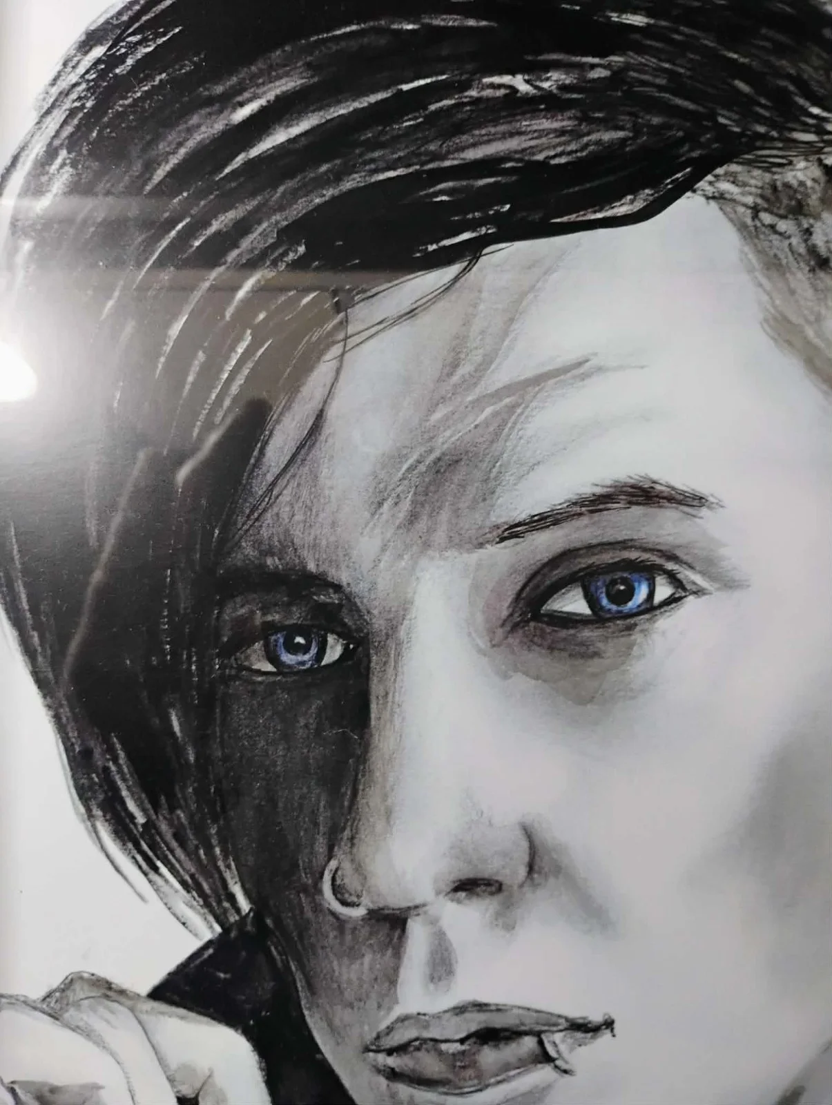 Andy Black — Andy Biersack (Andy Black) Authentic Signed 11x14 Art Print : Black Veil Brides, изображение 3