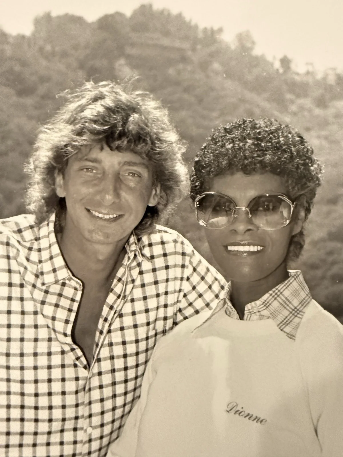 Vintage Barry Manilow & Dionne Warwick 8x10 Promo Photo 1979 Clean Archive, изображение 4