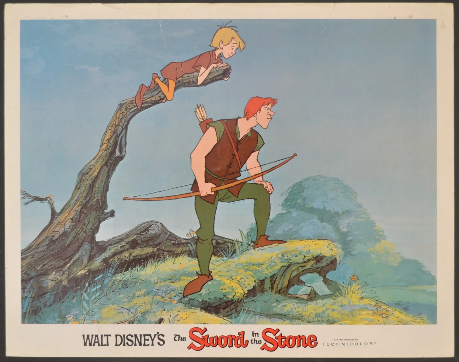 SWORD IN THE STONE 1963 Walt Disney, Wart Merlin 4 LOBBY CARDS, изображение 2