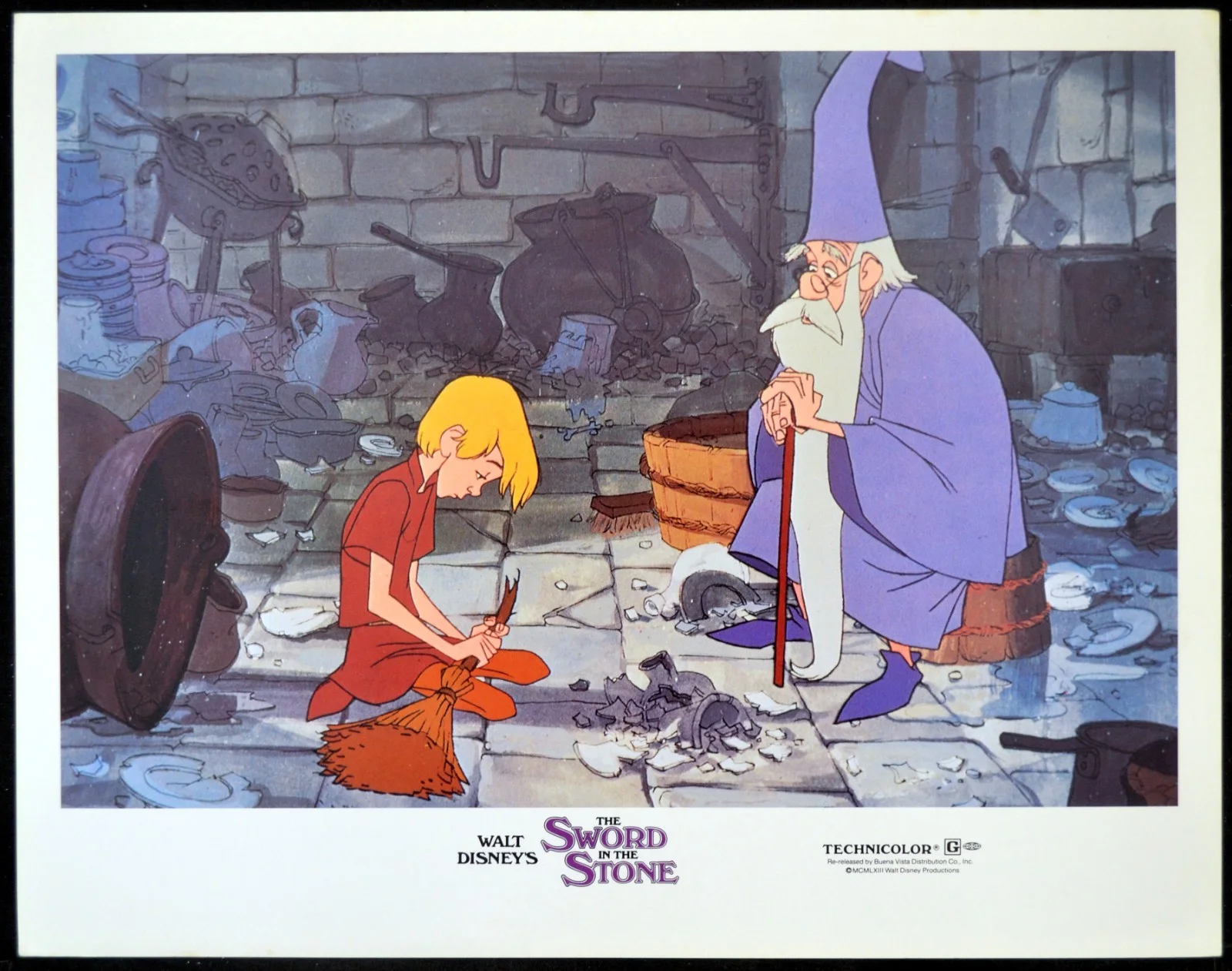 SWORD IN THE STONE 1963 Walt Disney, Wart Merlin 4 LOBBY CARDS, изображение 4