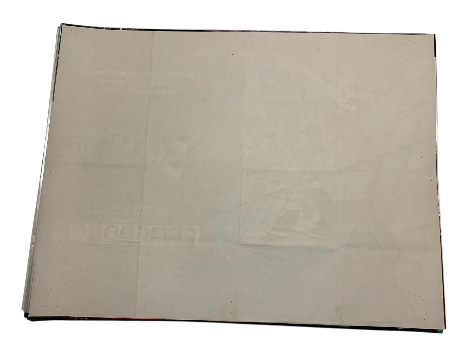 Superman III 3 Original Uk Quad poster Folded Christopher Reeves, image 3
