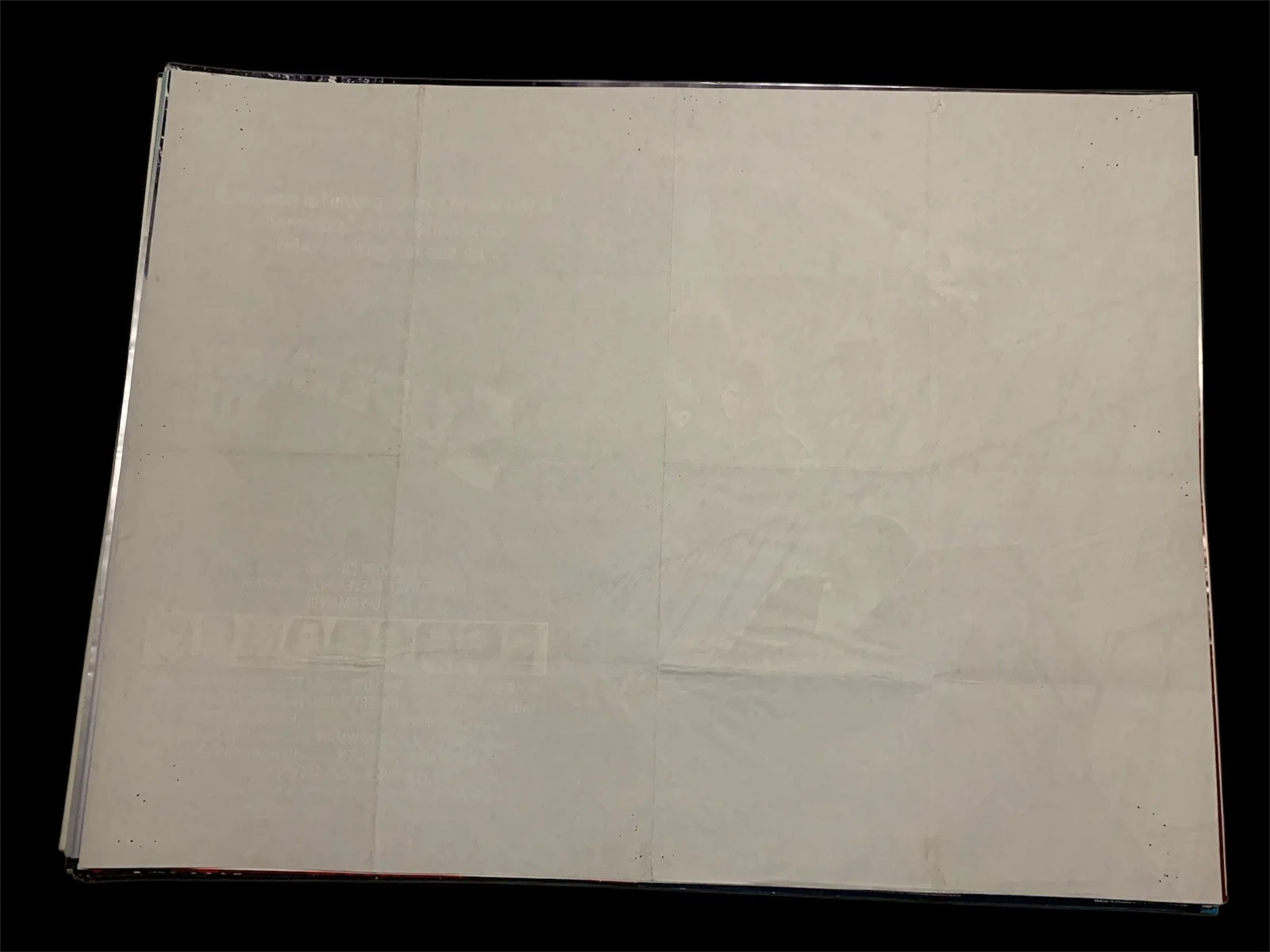 Superman III 3 Original Uk Quad poster Folded Christopher Reeves, image 4