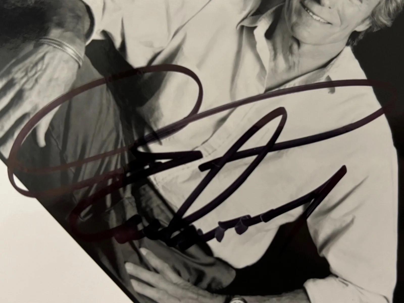 Clint Eastwood — Clint Eastwood Signed Autograph 5x7 Black And White Photo, image 3