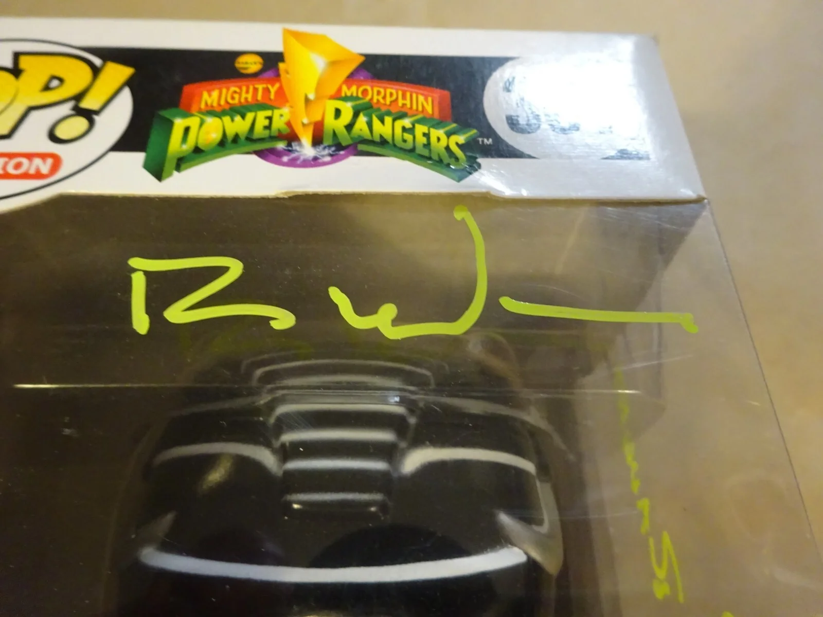 Ron Wasserman — Signed Ron Wasserman Autographed Power Rangers Black #361 Funko Pop BAS COA, изображение 4