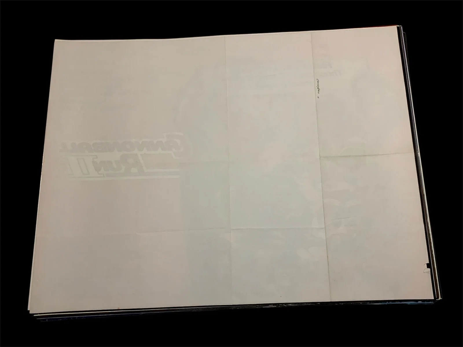 The Cannonball Run 2 Original Uk Quad Folded Burt Reynolds, Roger Moore, image 4