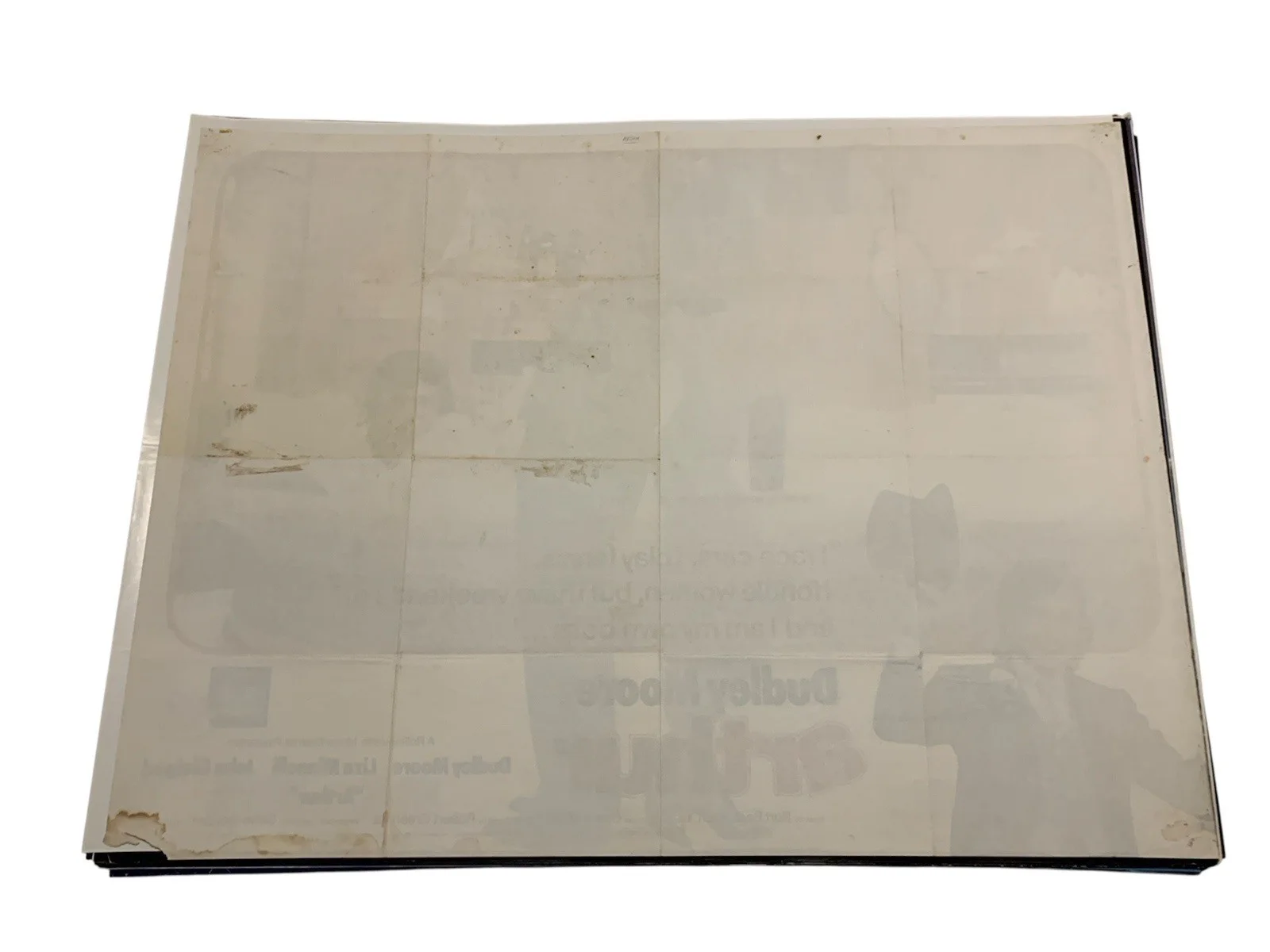 Arthur 1981 Original Uk Quad Poster Folded Dudley Moore, Liza Minnelli, изображение 3