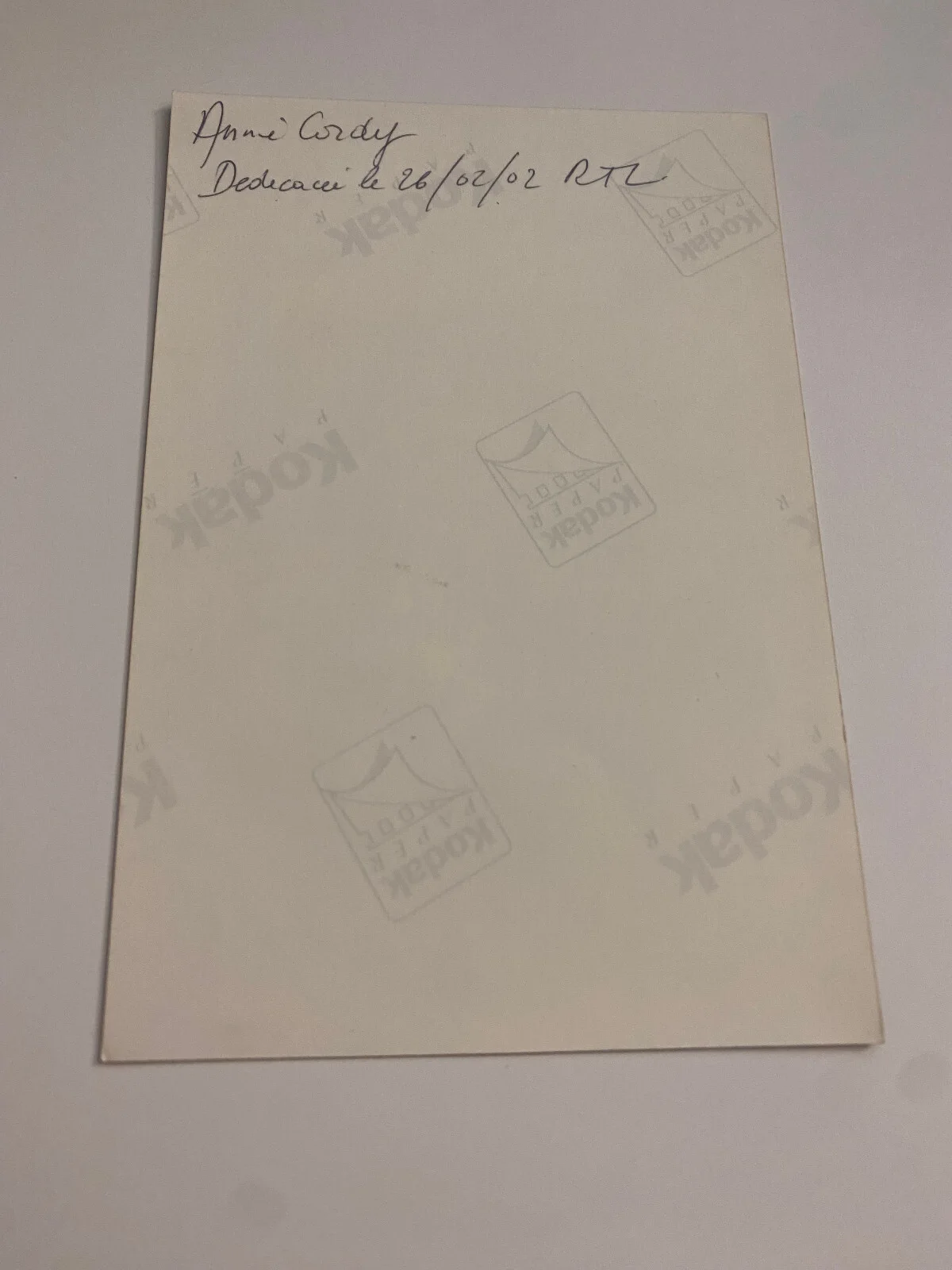 Baroness Annie Cordy Signed Autograph Photo Actress and Singer Paris Olympia, image 2