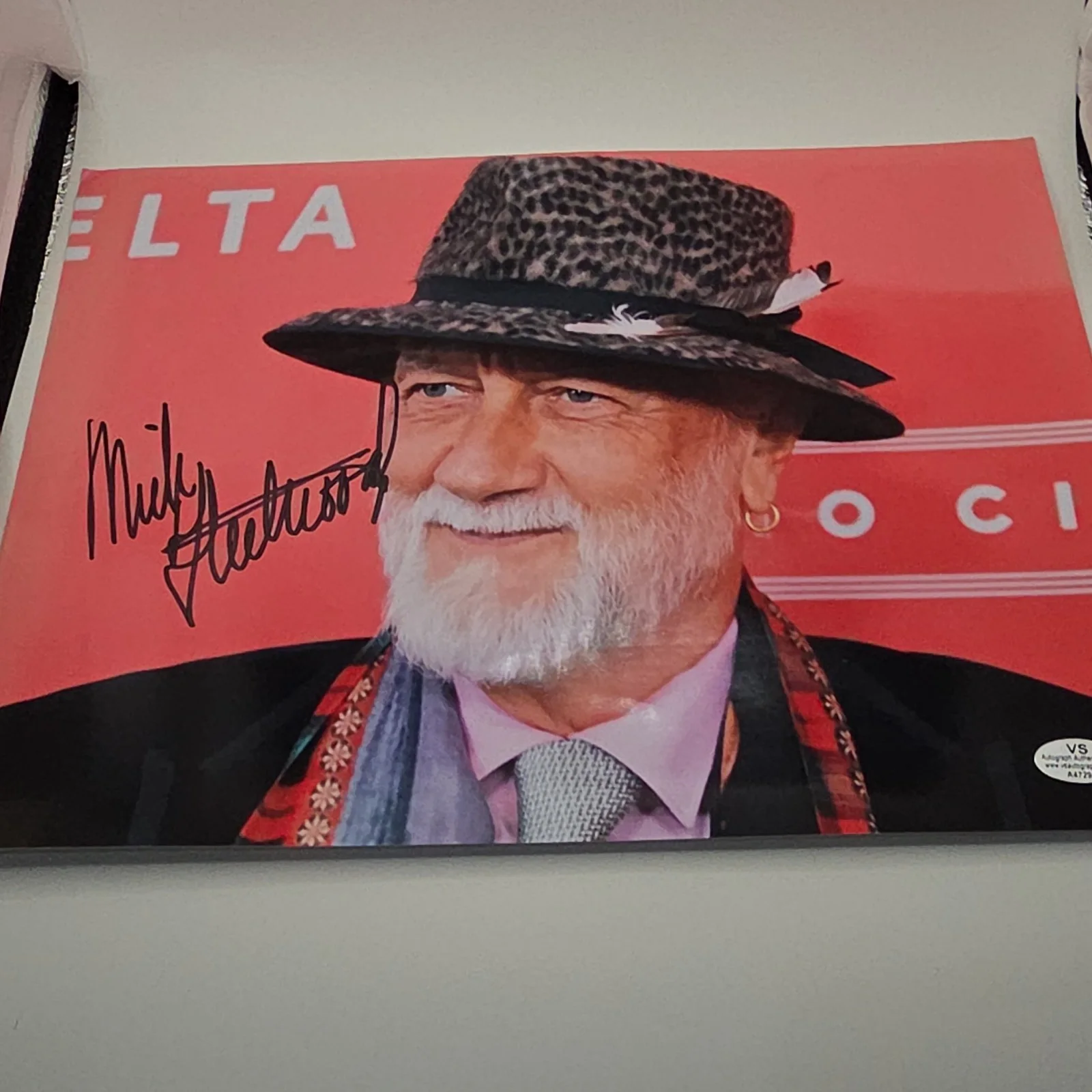 Mick Fleetwood of Fleetwood Mac Autographed Music Photograph VS Auth, изображение 4