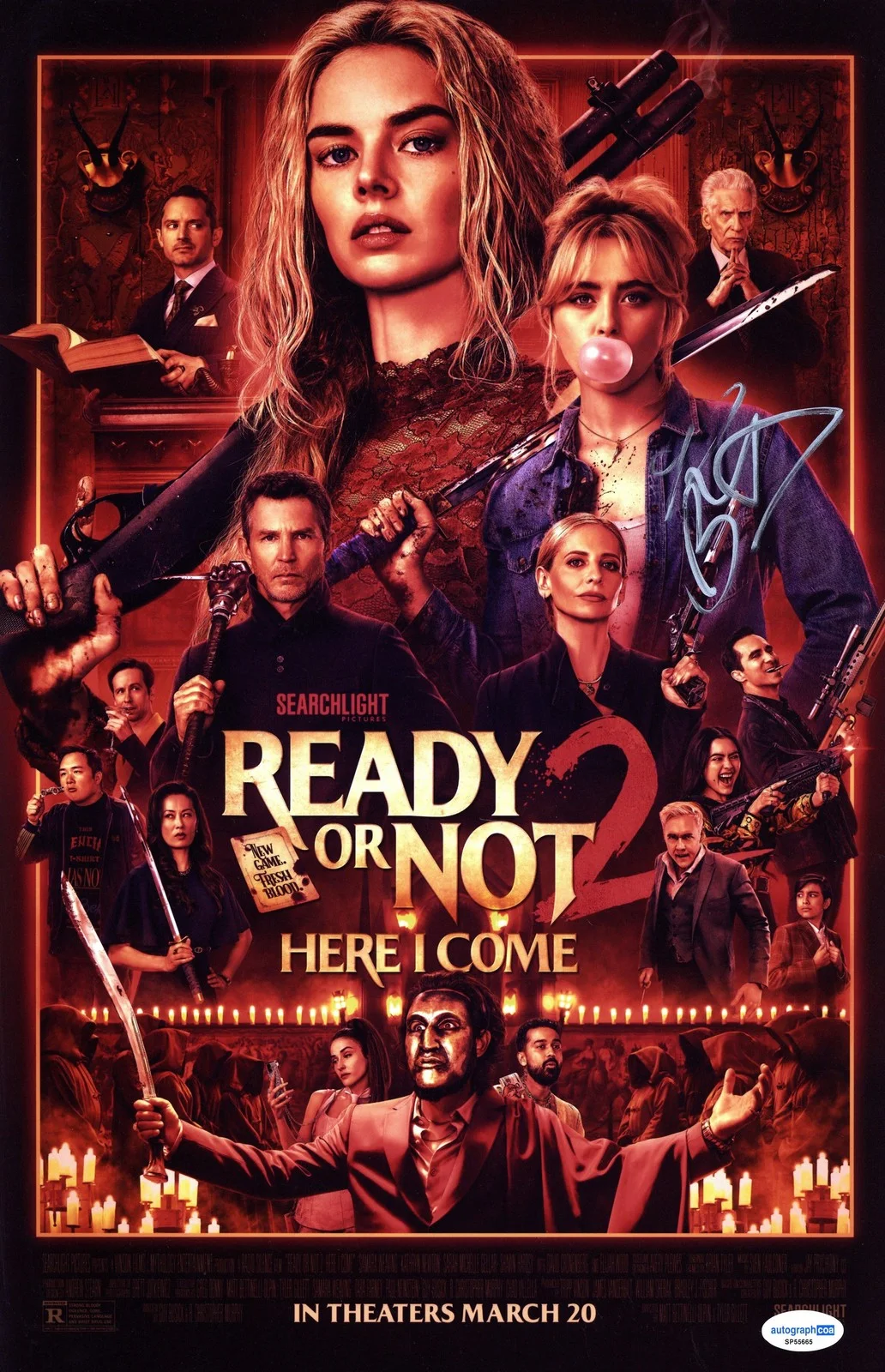 Kathryn Newton — Kathryn Newton "Ready or Not 2: Here I Come" AUTOGRAPH Signed 11x17 Photo C ACOA