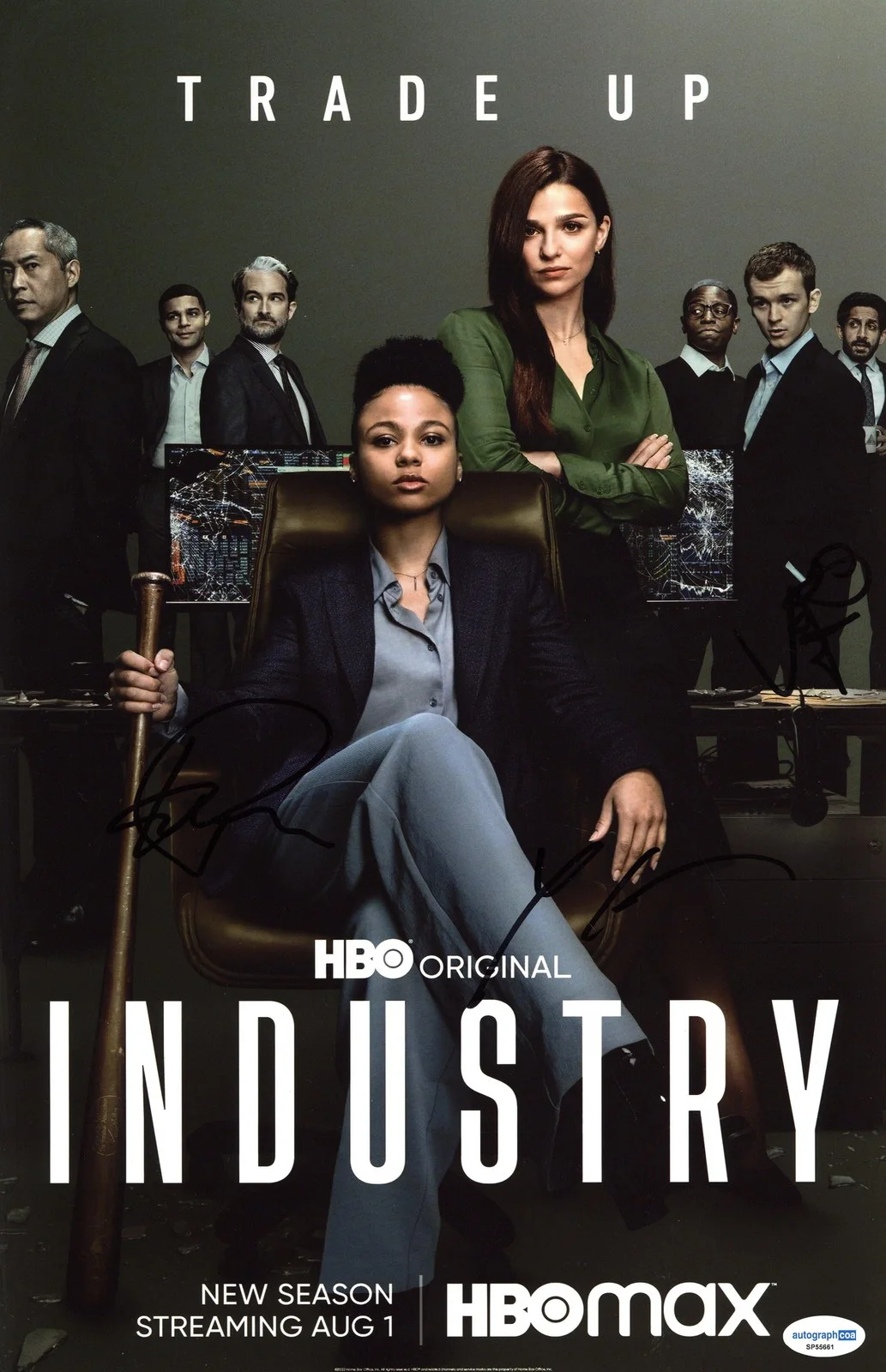 Kal Penn, Ken Leung, Sagar Radia — Sagar Radia, Ken Leung & Kal Penn "Industry" AUTOGRAPHS Signed 11x17 Photo ACOA