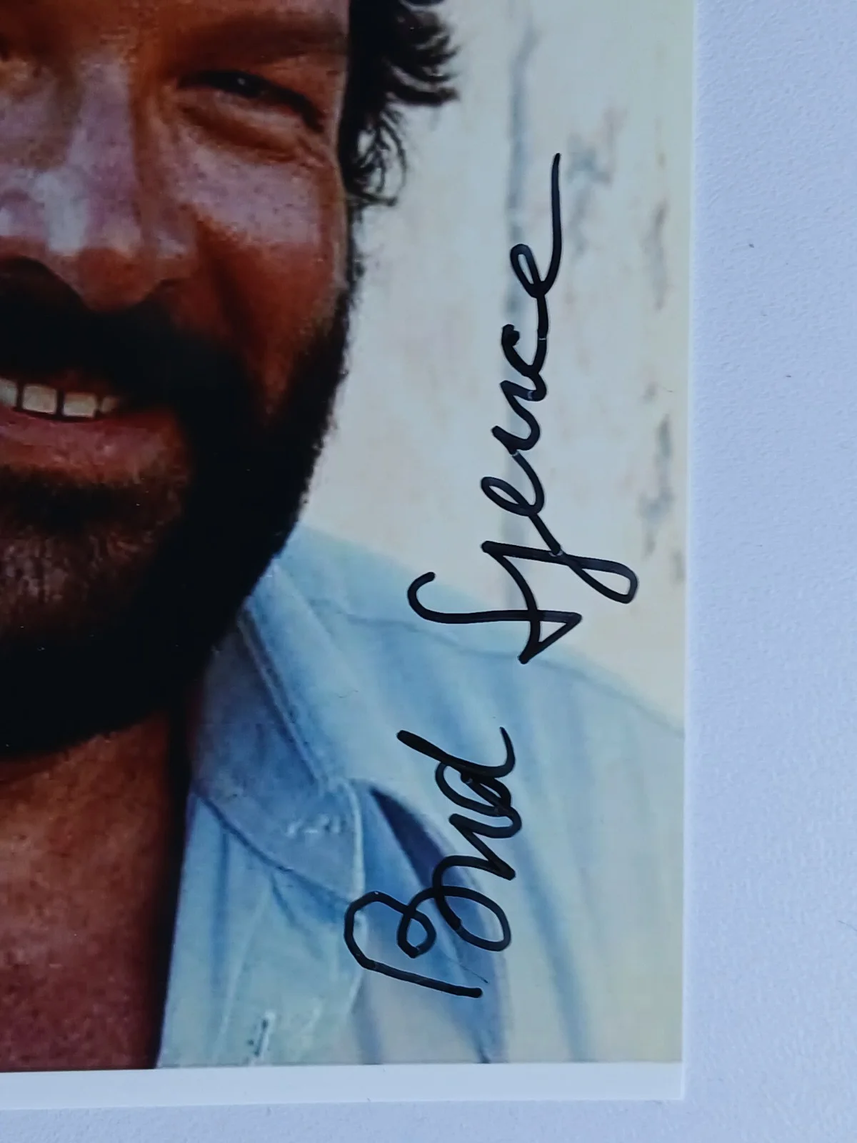 Bud Spencer — Bud Spencer, I,m for the Hippopotamus, Signed Autographed 6x4 Photo, изображение 3