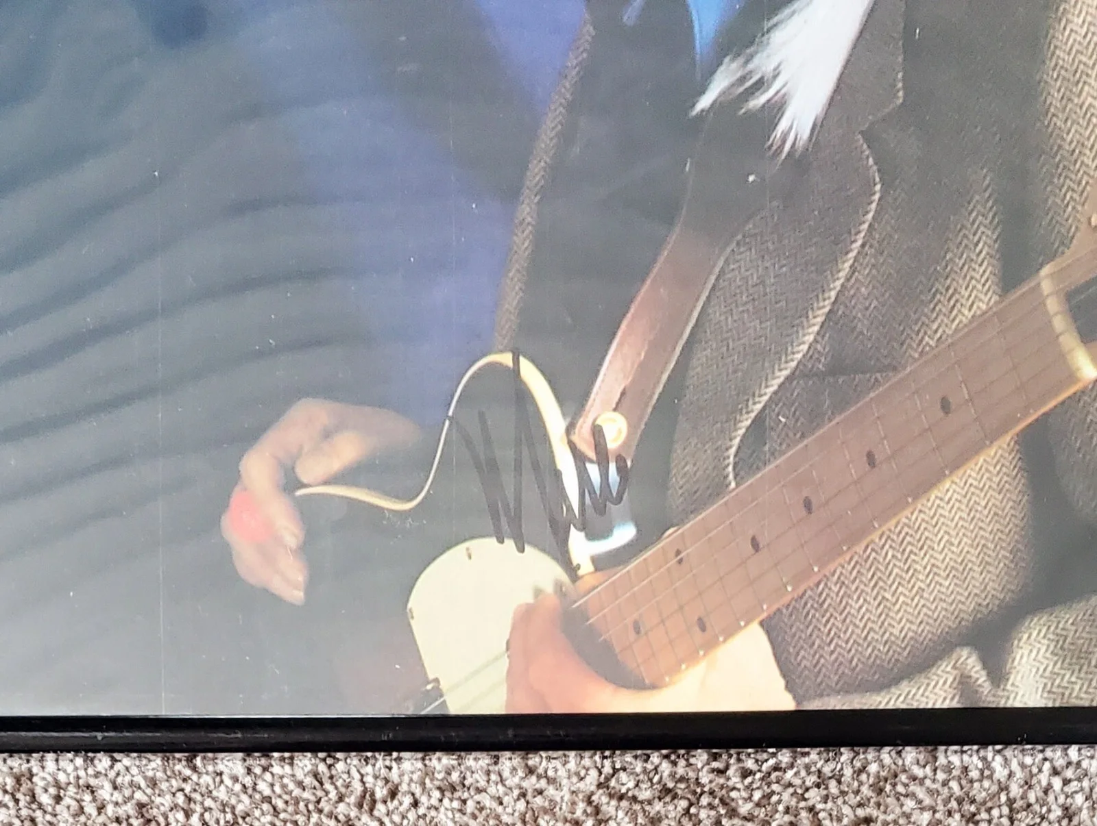 Merle Haggard Signed Epic Collection Album Cover Framed JSA Certified Auto, изображение 2