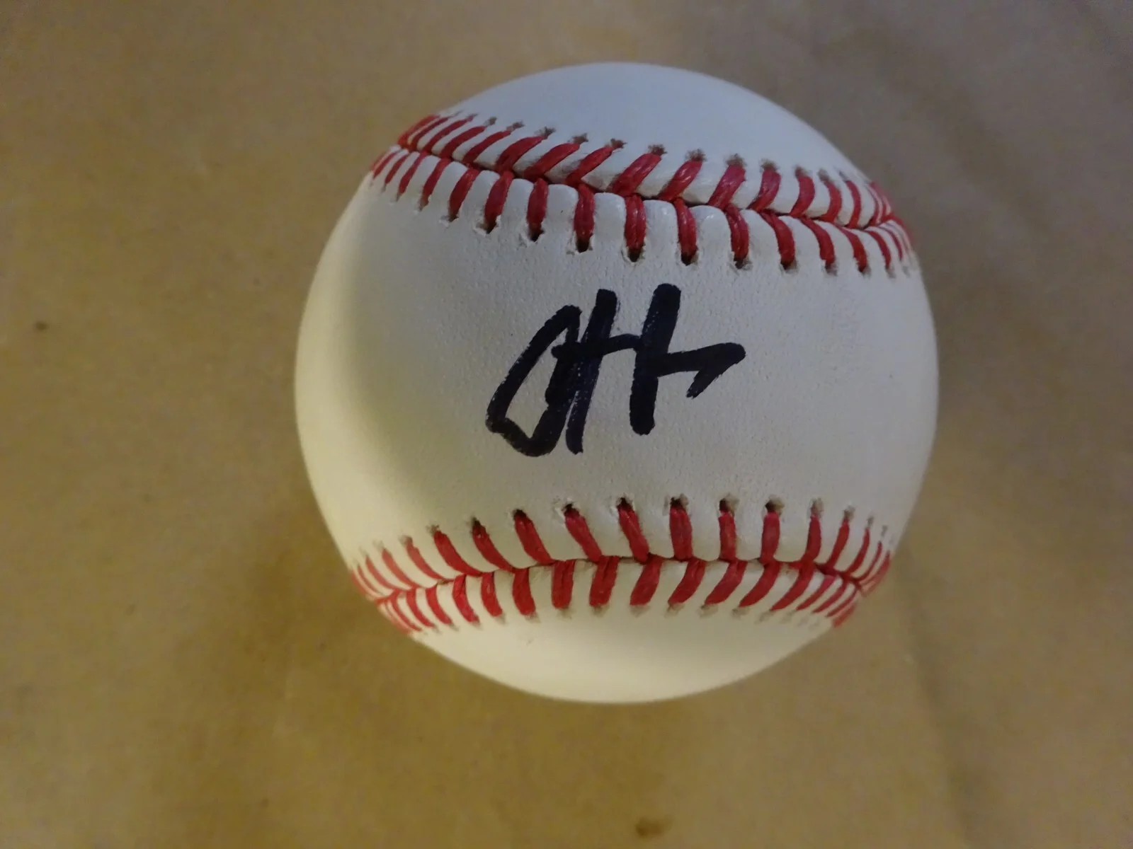 Anthony Ramos — Autographed Anthony Ramos Signed Baseball Hamilton Broadway Beckett BAS COA