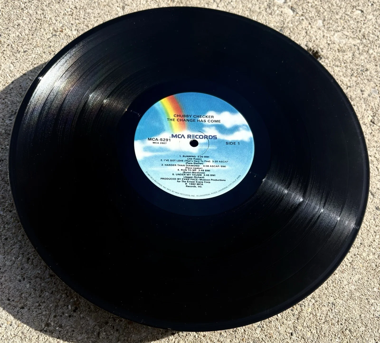 CHUBBY CHECKER SIGNED Vinyl JSA COA The Change Has Come, image 5