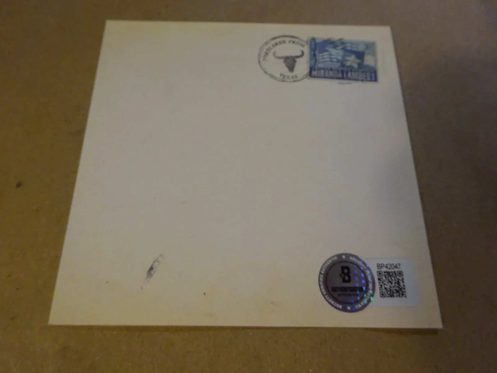 Signed Miranda Lambert Autographed Postcards From Texas CD Insert BAS COA, изображение 5