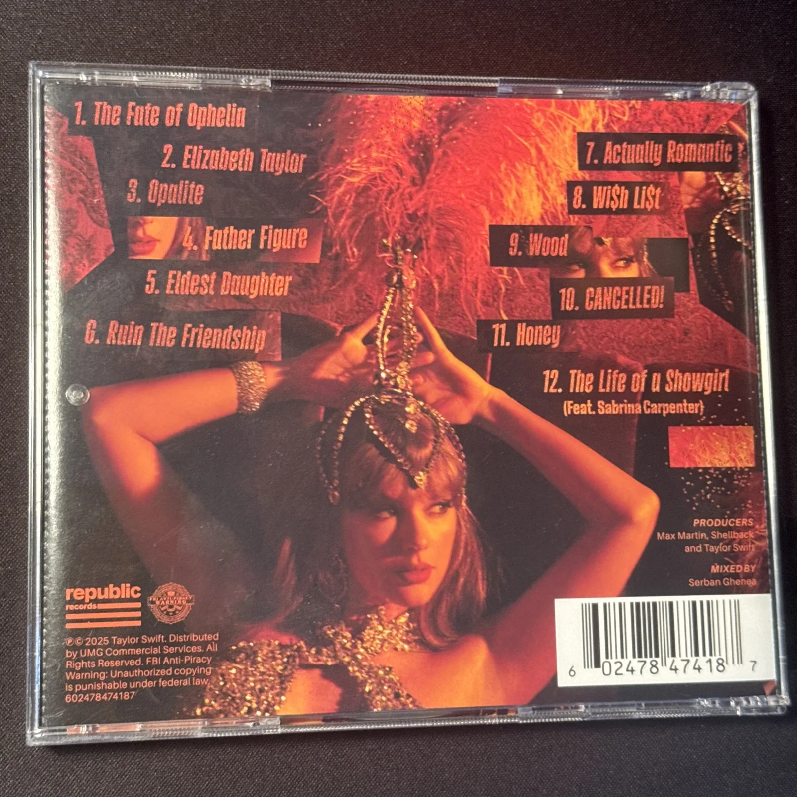 The Life Of A Showgirl CD w/ Hand Signed Photo 3 Taylor Swift RARE, изображение 3