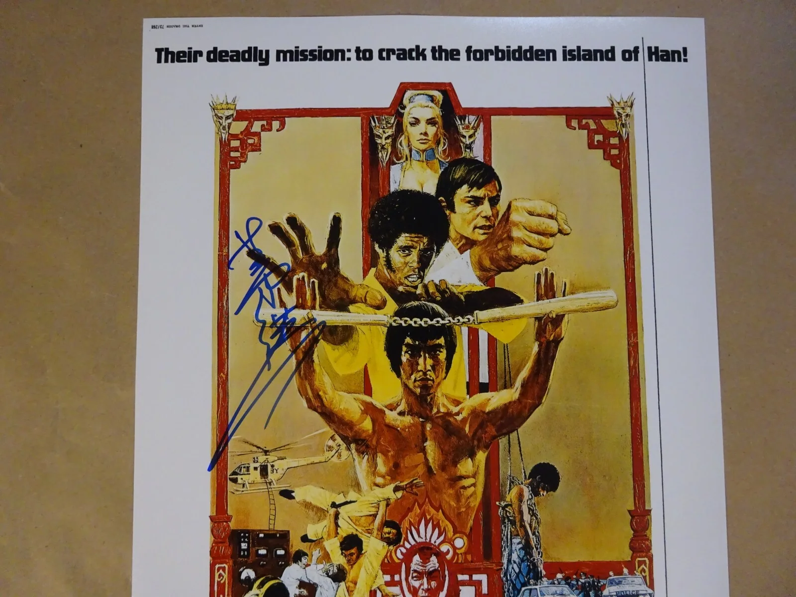 Angela Mao — Signed Angela Mao Autographed Enter The Dragon 11"x17" Photo Beckett BAS COA, image 3