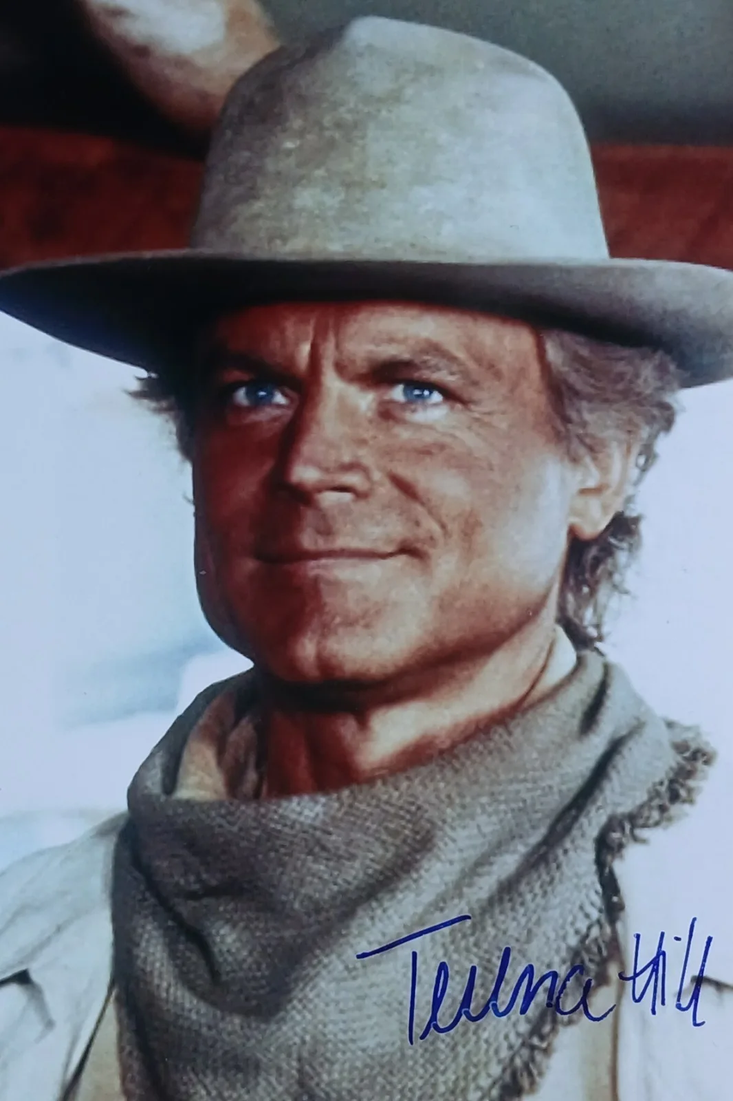 Terence Hill — Terence Hill, Lucky Luke, Signed Autographed 6x4 Photo
