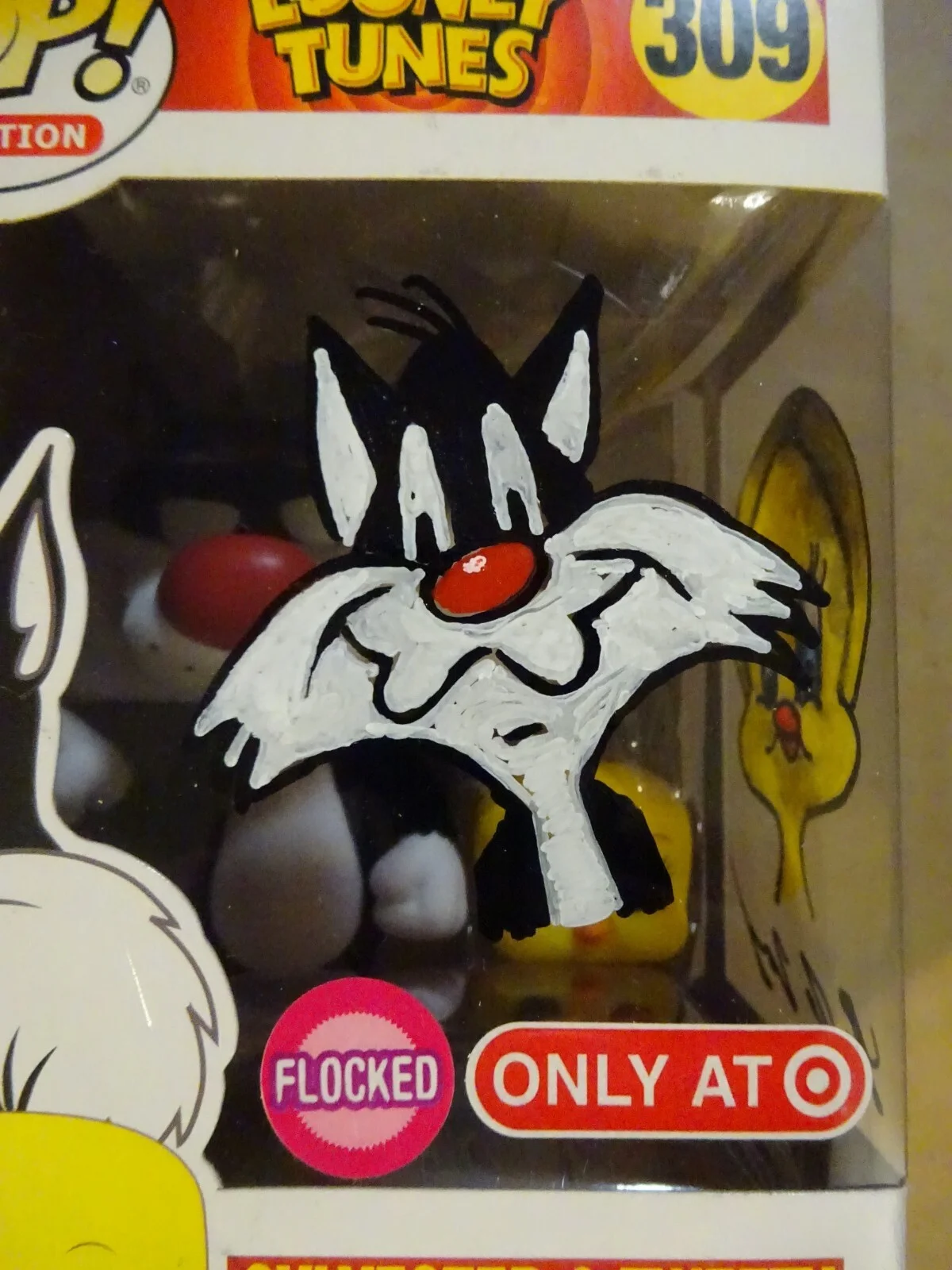 Richard Maurizio — Richard Maurizio Signed & Sketched Looney Tunes Sylvester & Tweety Funko Pop JSA, изображение 4