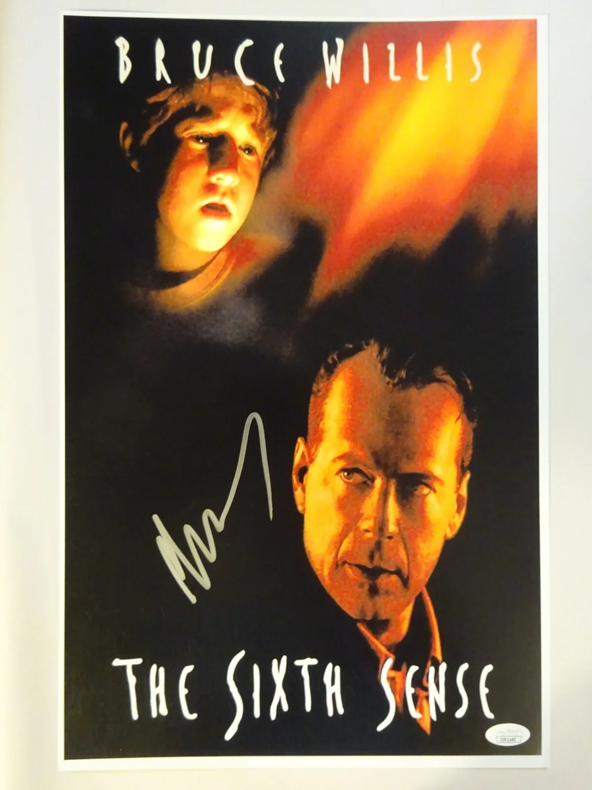 M Night Shyamalan — Signed M Night Shyamalan Autographed The Sixth Sense 11"x17" Photo JSA COA, image 2