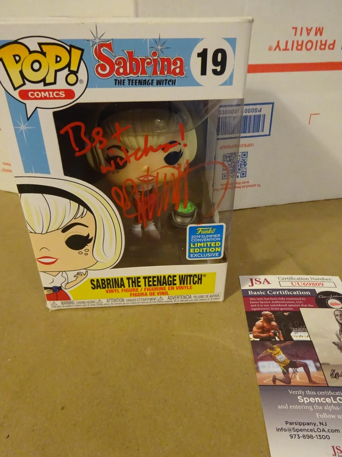 Melissa Joan Hart — Signed Melissa Joan Hart Autographed Sabrina The Teenage Witch Funko Pop JSA COA