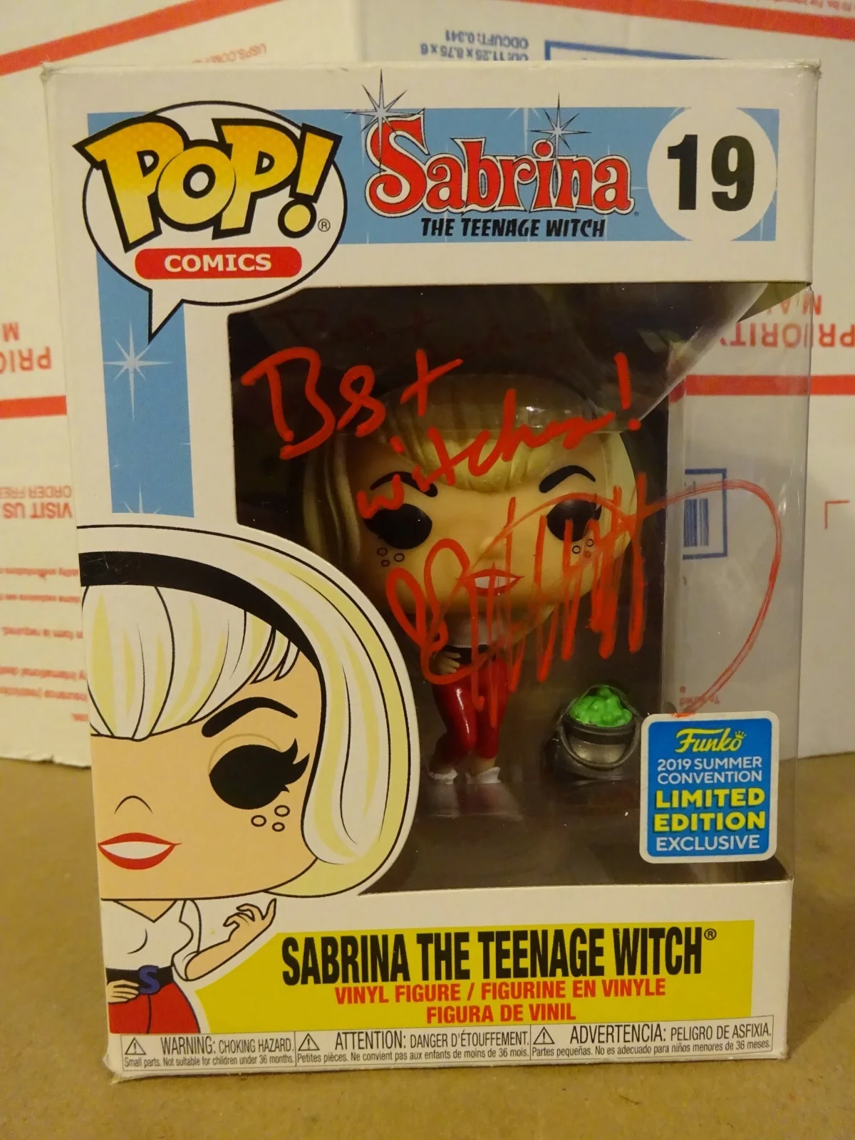 Melissa Joan Hart — Signed Melissa Joan Hart Autographed Sabrina The Teenage Witch Funko Pop JSA COA, изображение 2