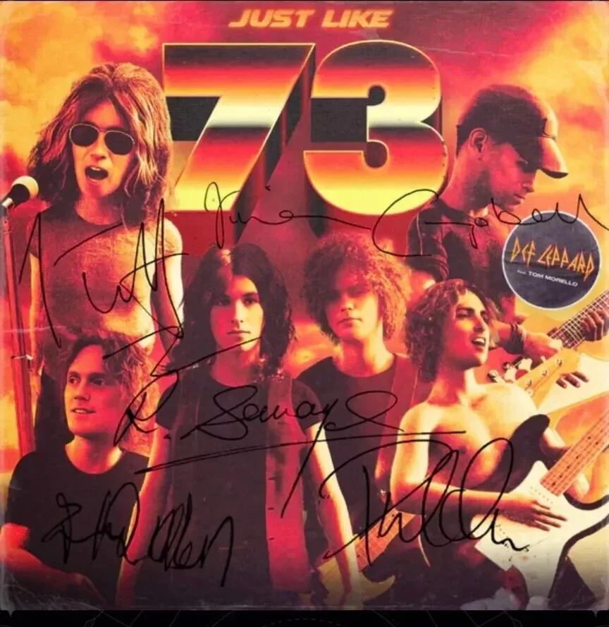 Def Leppard JUST LIKE 73: EXCLUSIVE BLUE VINYL 7, image 3