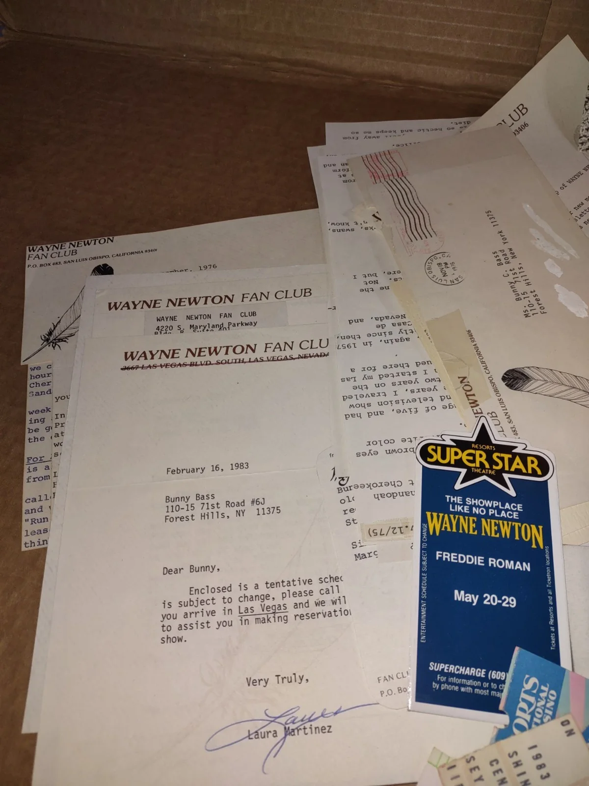 Vintage Wayne Newton Autograph, Ticket Stubs, Live Concert Photos, Memorabilia, изображение 5