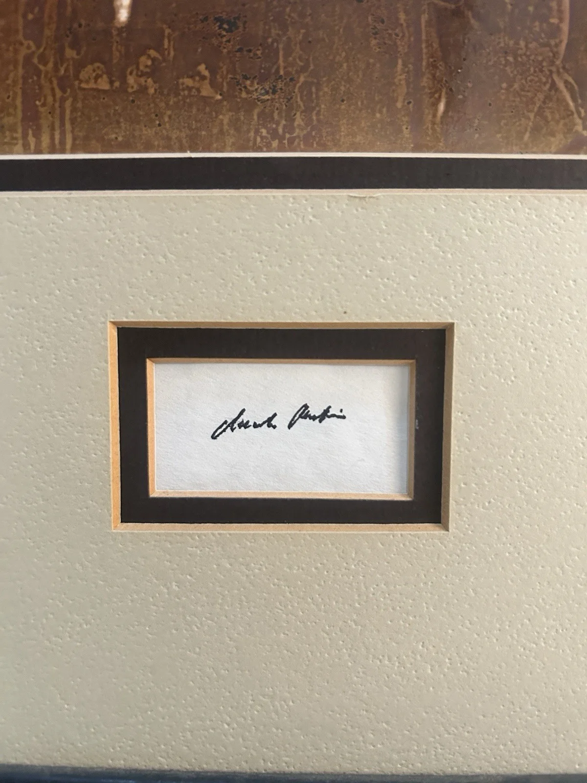 Framed And Matted Charlie Chaplin And Signature, image 3