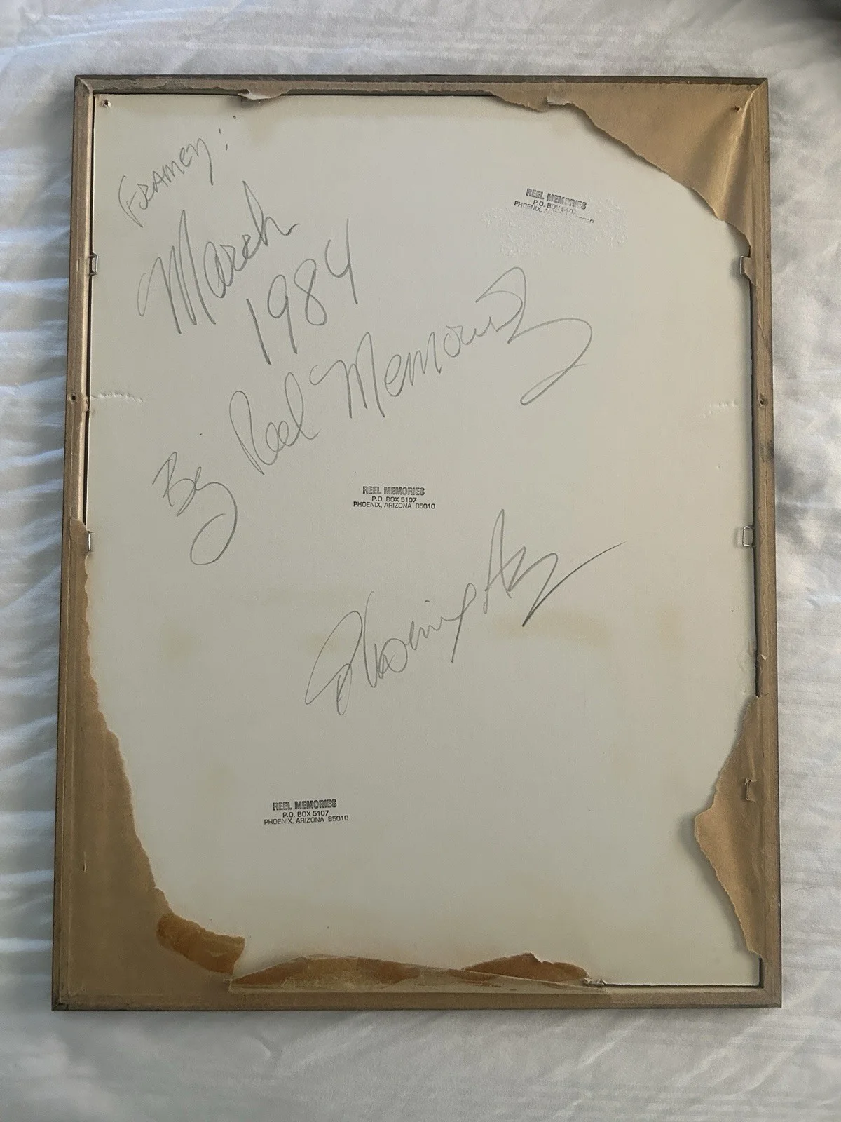 Framed And Matted Charlie Chaplin And Signature, image 5
