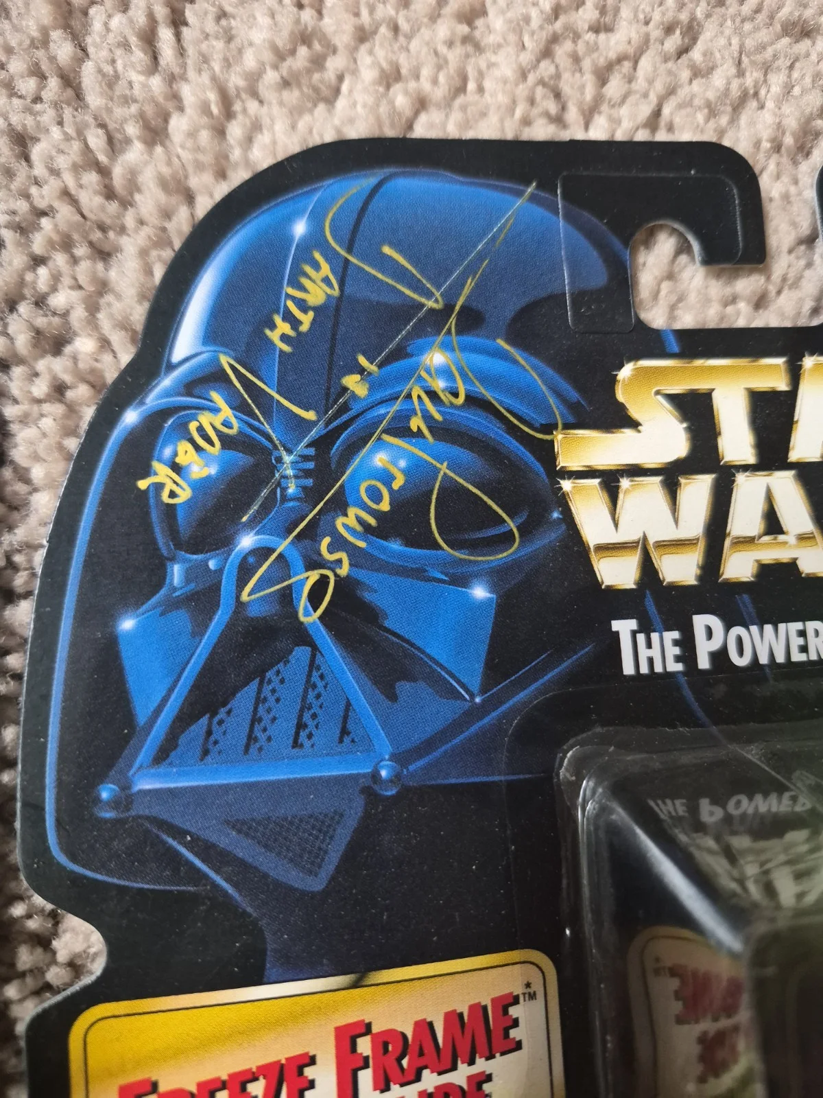 Original Authentic Star Wars Autographs David Prouse & James Earl Jones Vader..., image 3