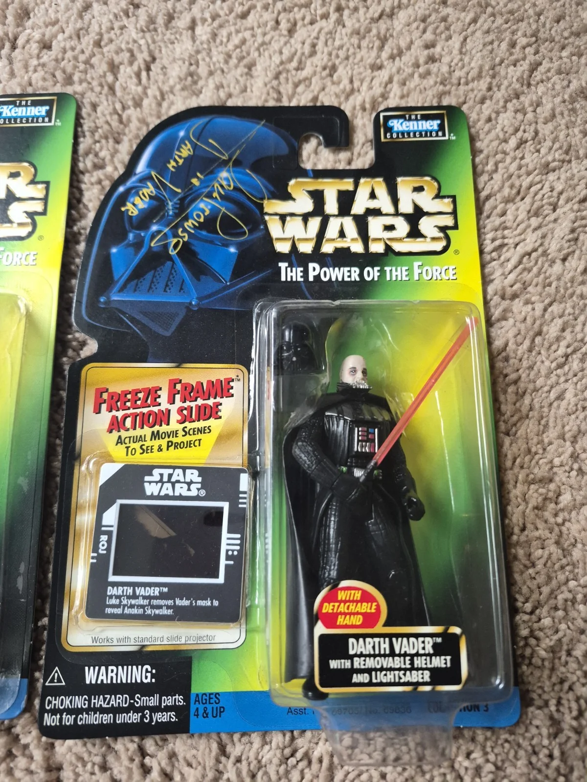 Original Authentic Star Wars Autographs David Prouse & James Earl Jones Vader..., image 5