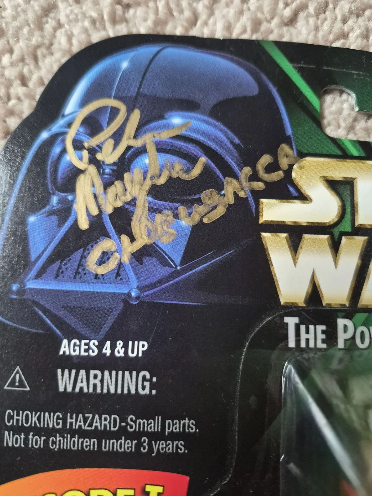 Boneco autografado original autêntico Peter Mayhew, image 2
