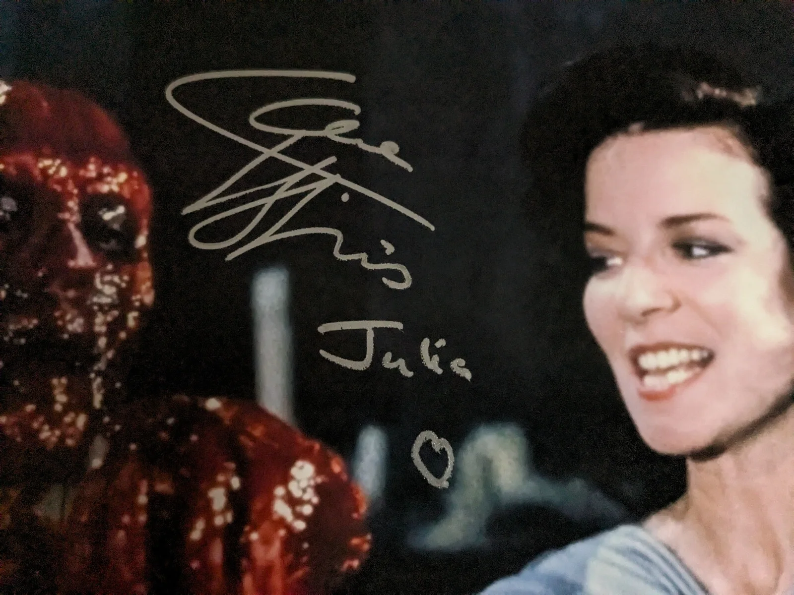 CLARE HIGGINS Signed 8x10 Photo Hellraiser Autograph Inscription Julia JSA COA, изображение 2
