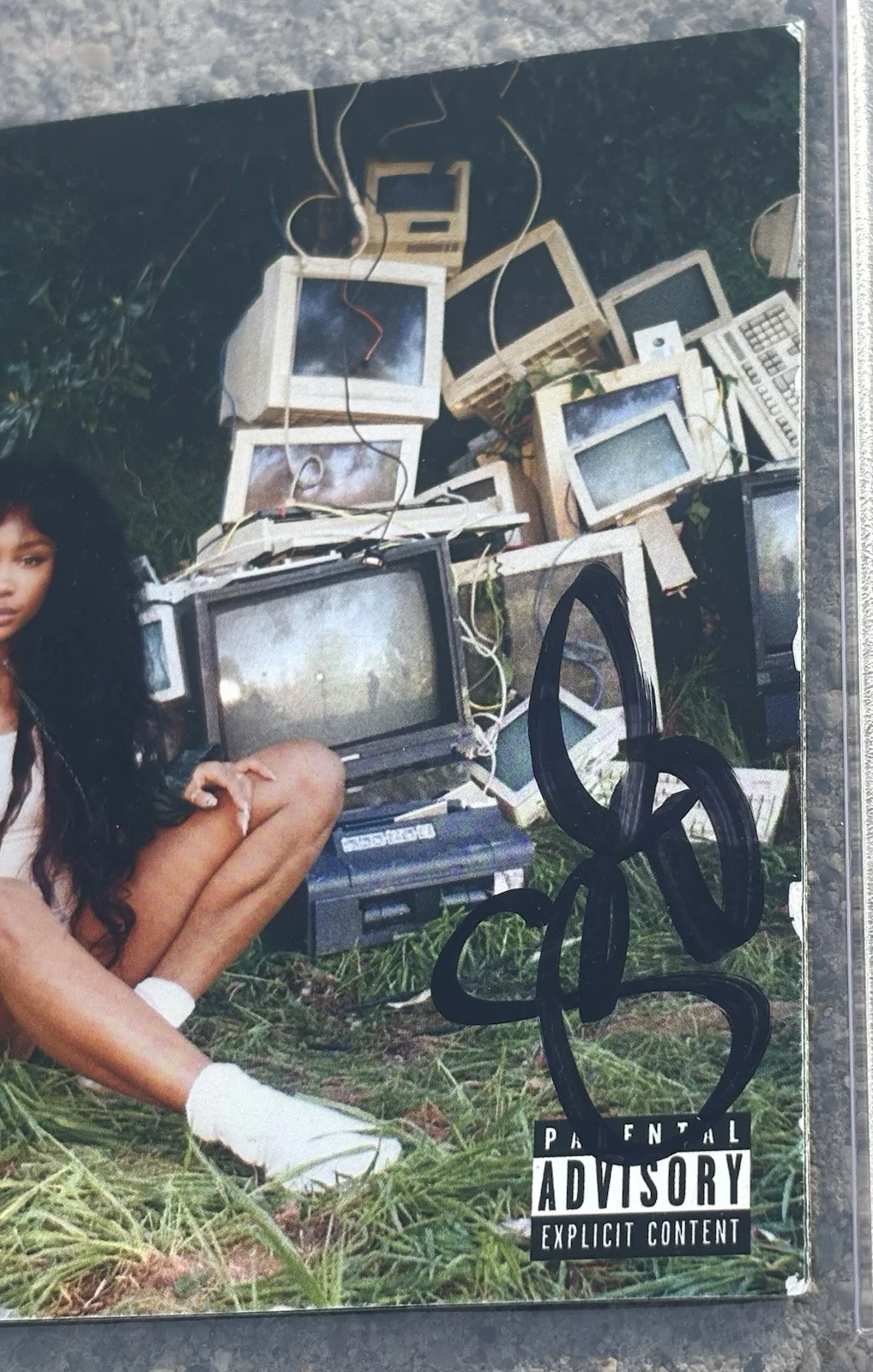 SZA SIGNED PSA/DNA Auto Slabbed CD RAP HIP HOP Control, image 2
