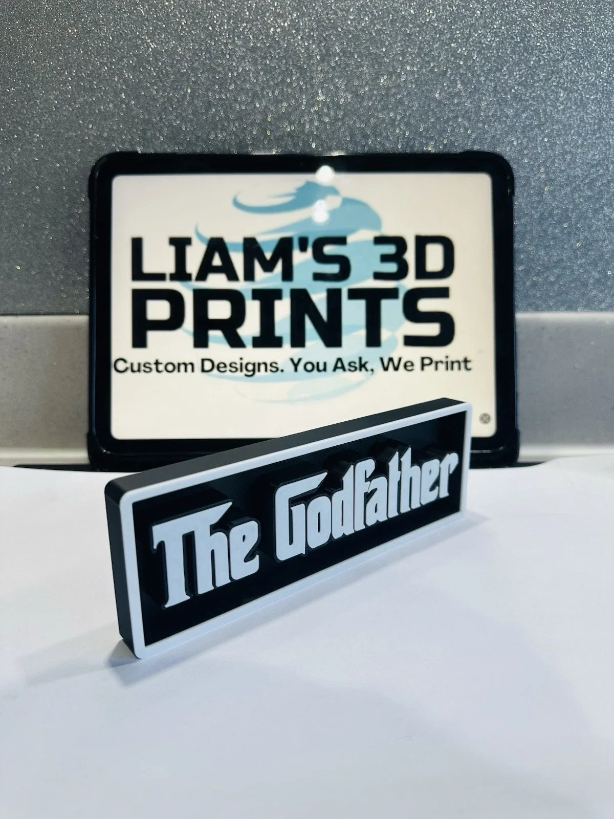 Decorative The Godfather Film Box Sign Logo Shelf Display 2 Sizes, изображение 2