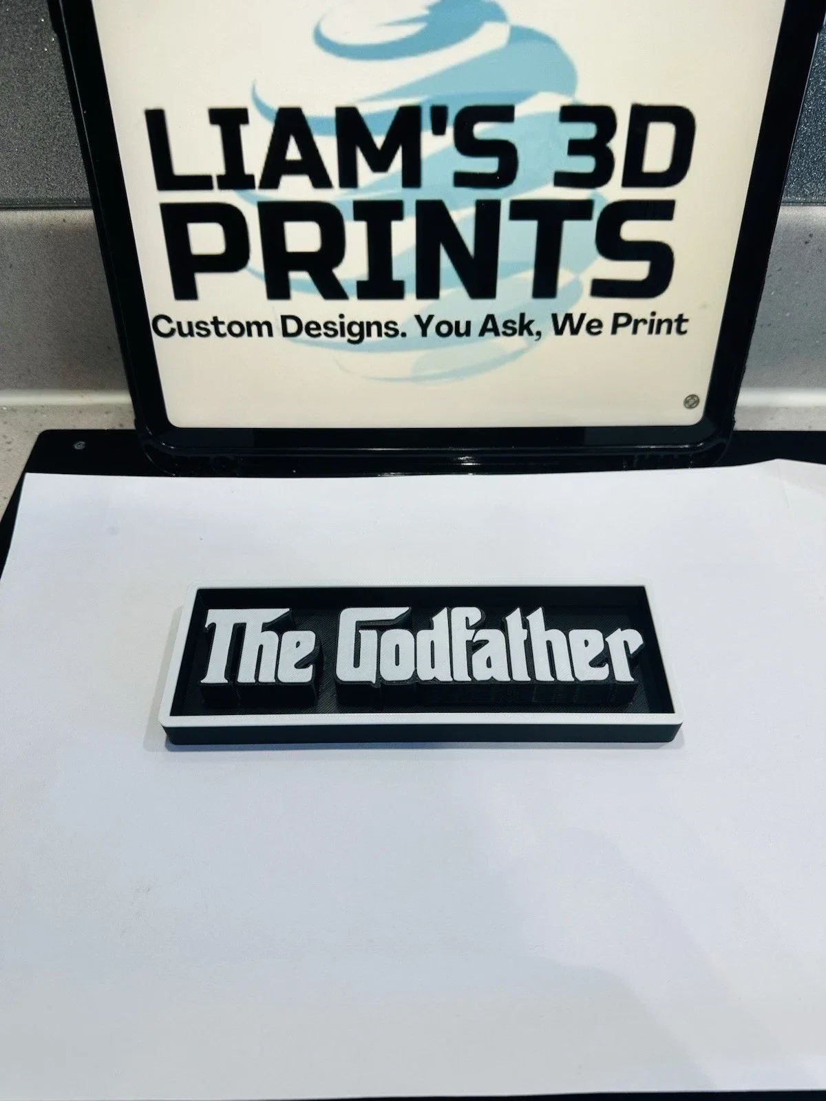 Decorative The Godfather Film Box Sign Logo Shelf Display 2 Sizes, изображение 4