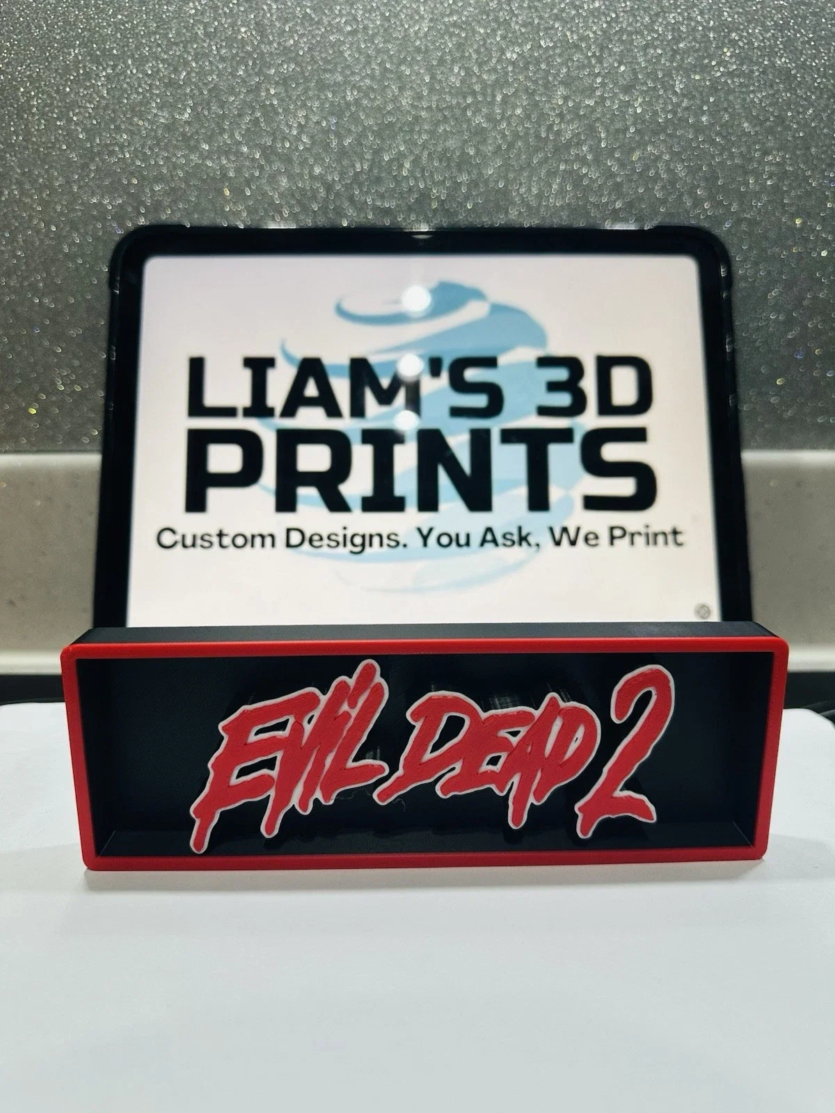 Decorative Evil Dead 2 Film Box Sign Logo Shelf Display 2 Sizes, image 2