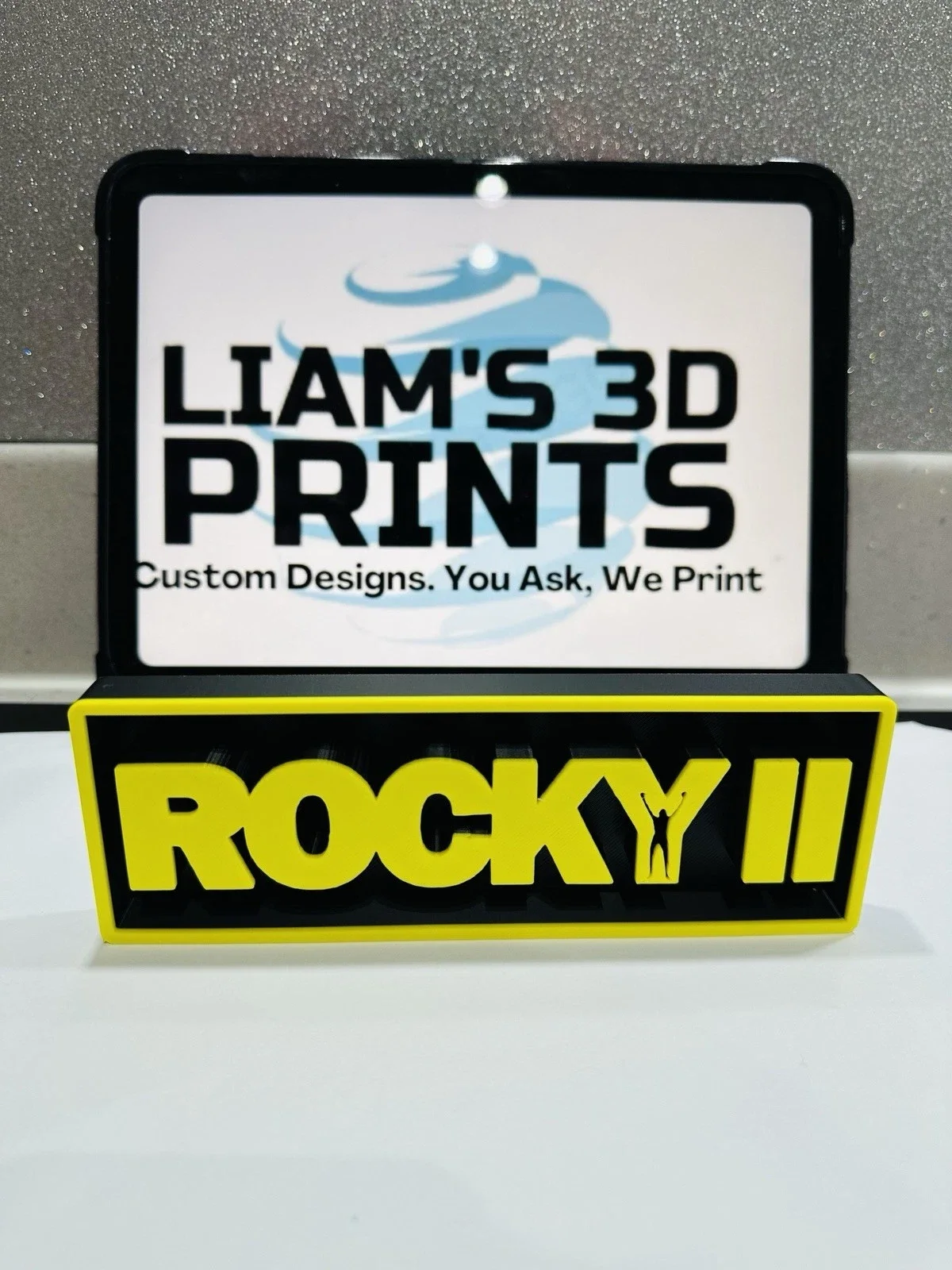 Decorative Rocky 2 II Box Sign Shelf Wall Logo Display Film 3D Print 2 Sizes, изображение 2
