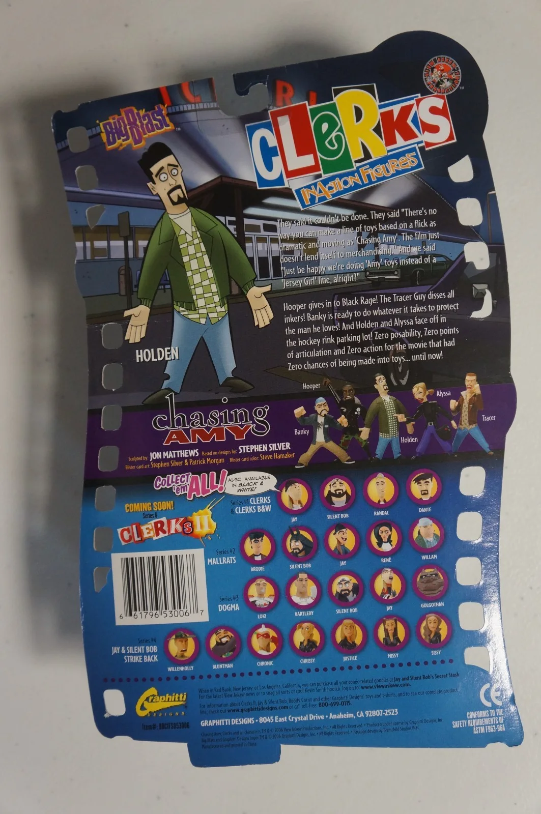 Ben Affleck — Ben Affleck Signed Chasing Amy Holden Clerks Inaction Figure Autograph, изображение 3