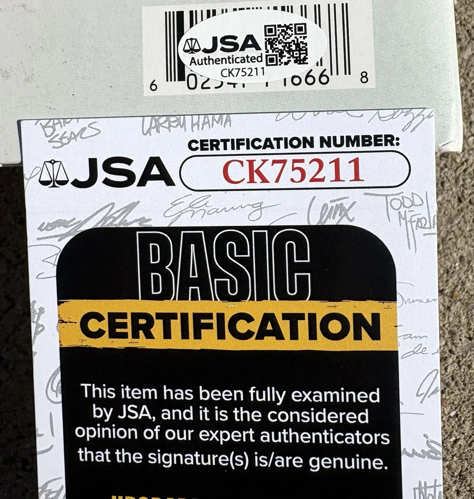 THE 1975 Band SIGNED Clear Vinyl JSA COA I Like It When You Sleep, изображение 2