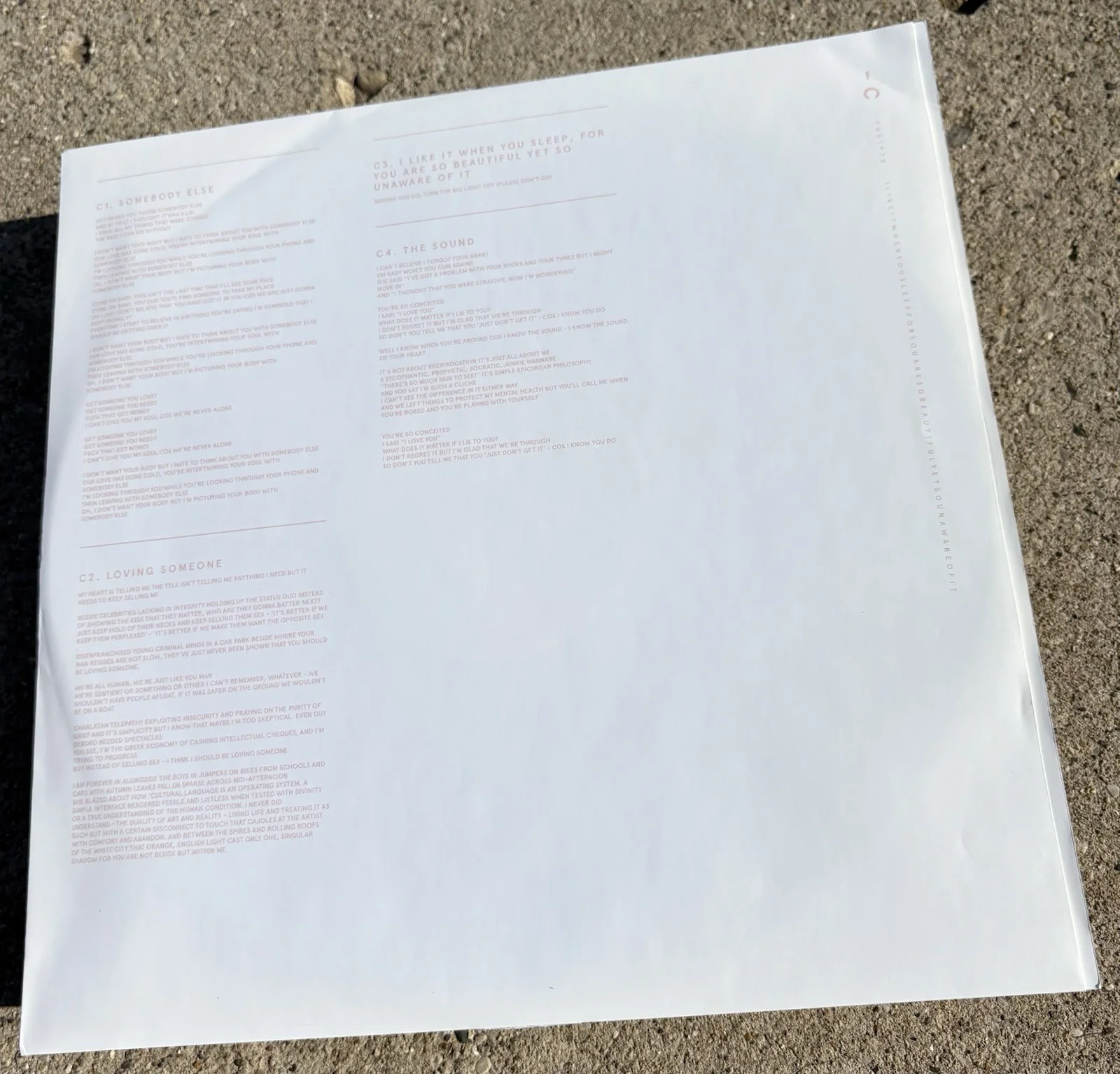 THE 1975 Band SIGNED Clear Vinyl JSA COA I Like It When You Sleep, изображение 5