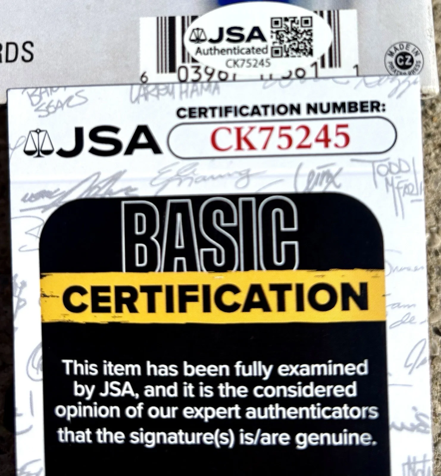 AMDY FRASCO & The U.N. SIGNED Vinyl JSA COA Keep On Keepin On, image 3