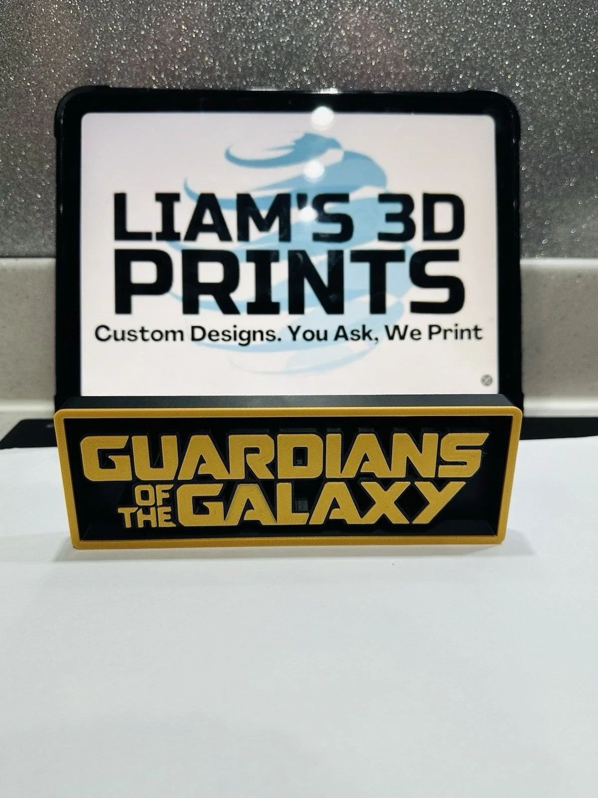 Decorative Guardians Of The Galaxy Marvel Film Box Sign Logo Display 2 Sizes, изображение 2
