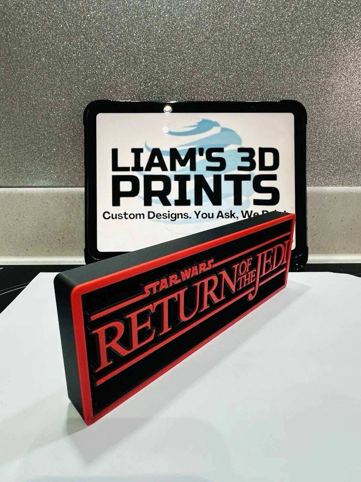 Decorative Star Wars Return Of The Jedi Film Franchise Box 3D Print 2 Sizes, изображение 3