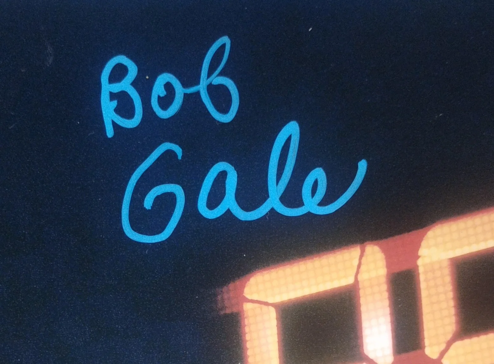 Bob Gale Hand Signed 8x10 Photo COA Back To The Future NO US TARIFFS, image 3