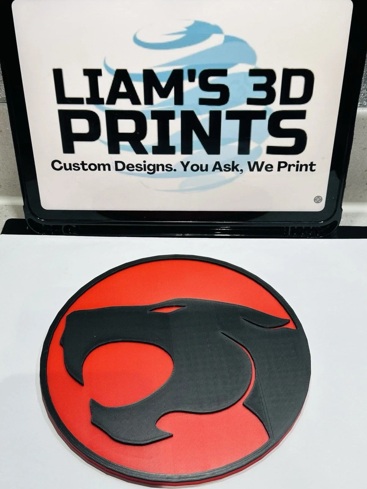 Decorative Thundercats TV Show Logo Wall Plaque 3D Print, image 3