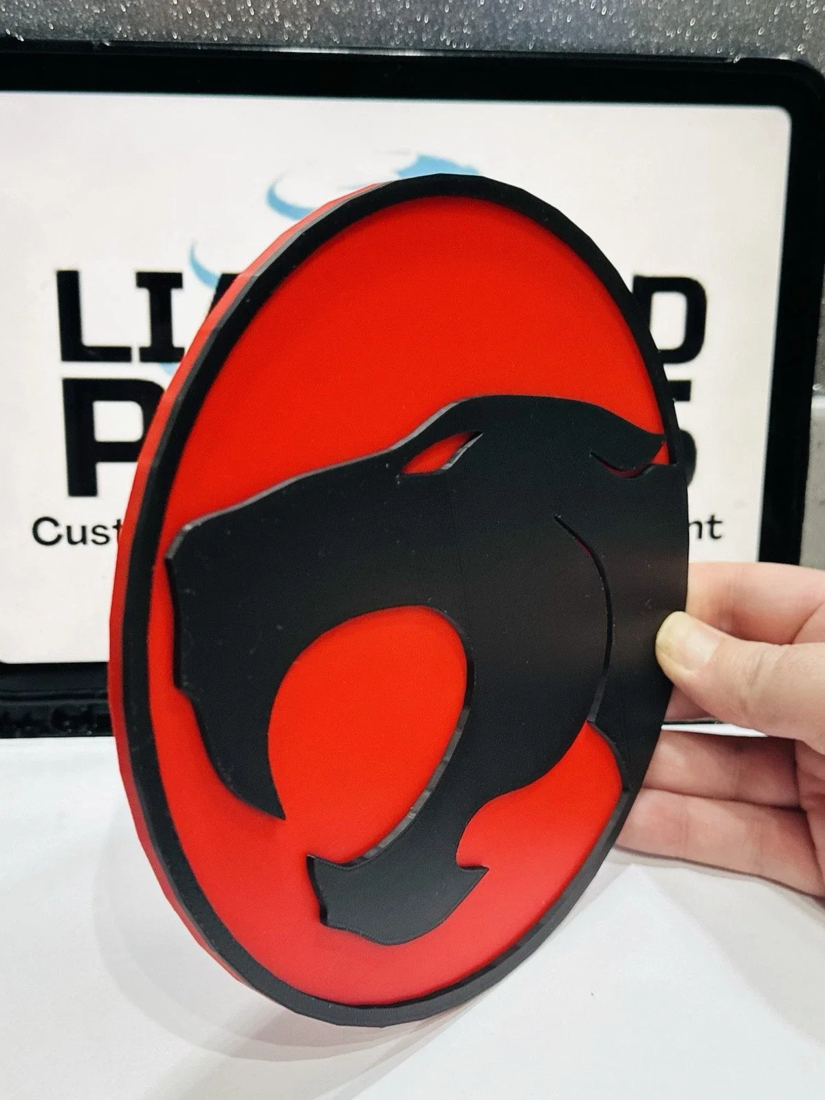 Decorative Thundercats TV Show Logo Wall Plaque 3D Print, image 4